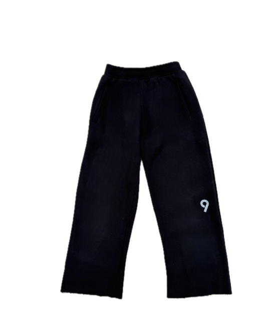 NUEVE OPEN HEM SWEATPANTS [BLACK]